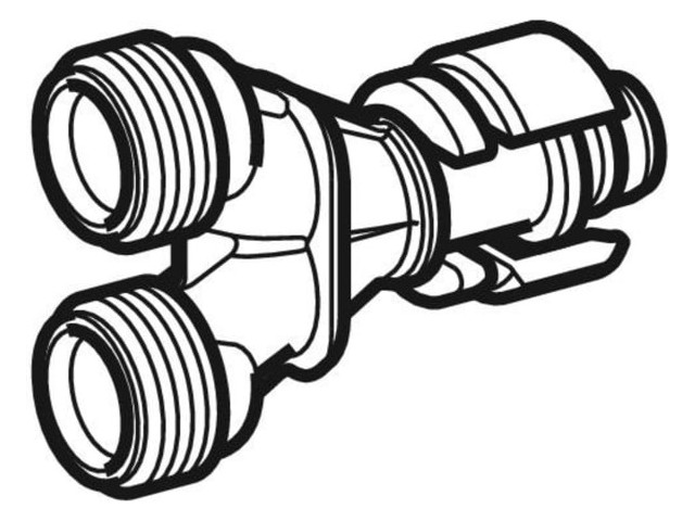 GE Y-Abzweig f. Geberit AquaClean