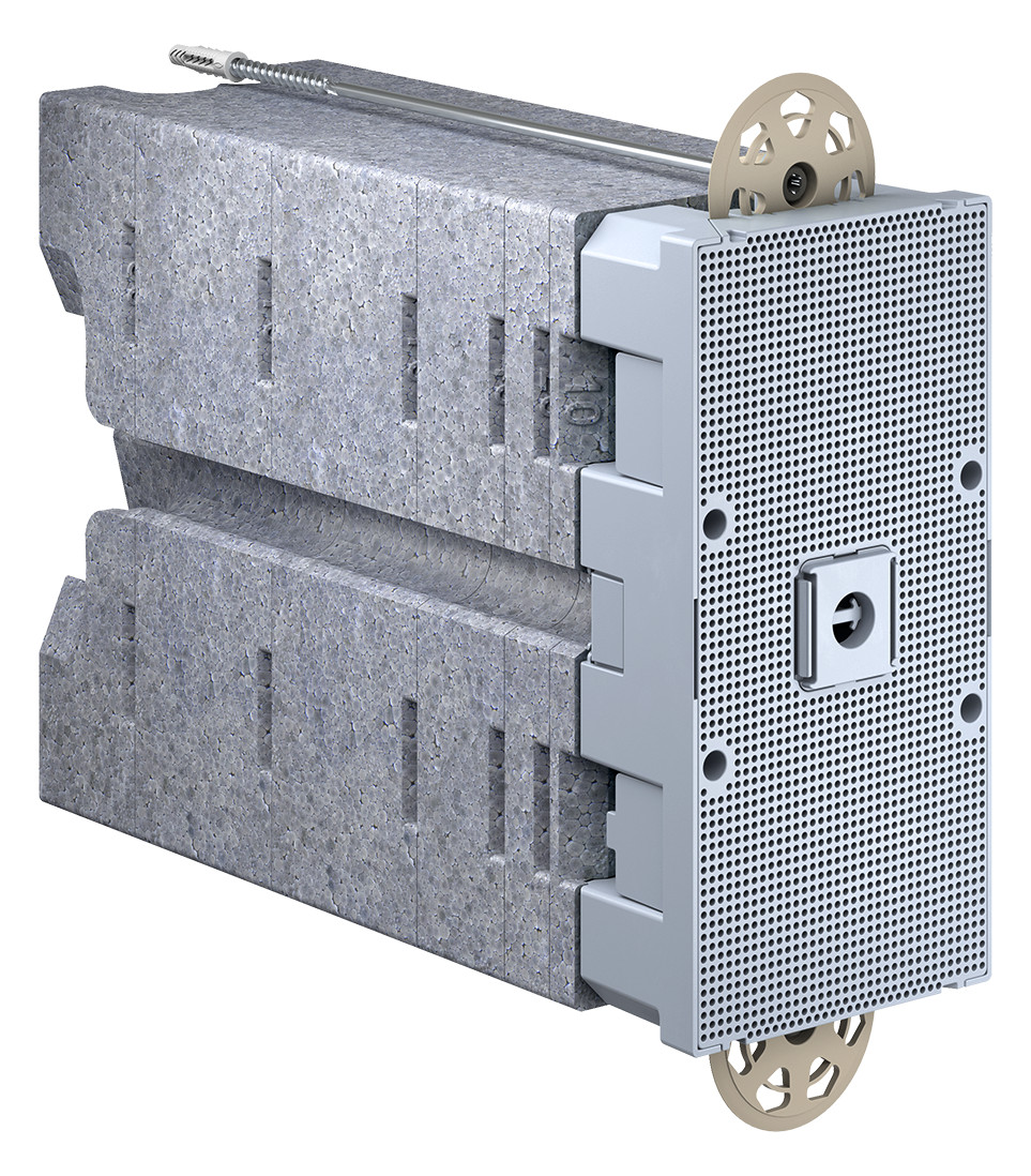 Geräteträger WD 240-310mm Kst 220x110mm Mit Füll-Dämmstoffen