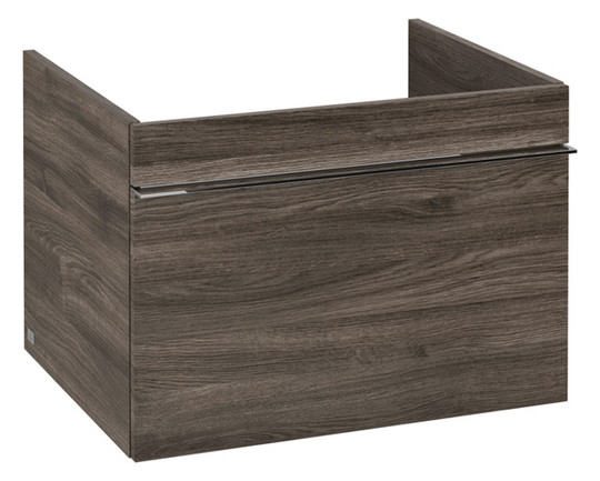 V&B Waschtisch-Unterschrank Venticello 60,3x42x50,2cm, Griff Chrom, stone oak