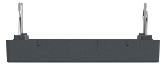 Zentralplatte USB 2f anth Klemmbef m.Aufdr