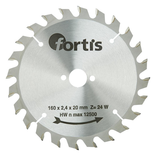 fortis-HW-Kreissägeblatt 160x2,4x20 mm, 20Z