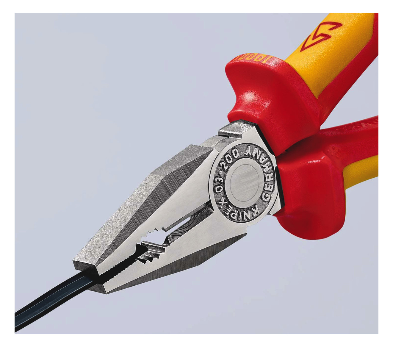 Kombizange 200mm vorst.Schneide 1000V Schutzisoliert 1000V 2Komp VDE