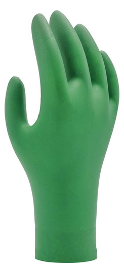 SHOWA-Einweghandschuh 6110PF, grün - Gr.2XL (Box a...