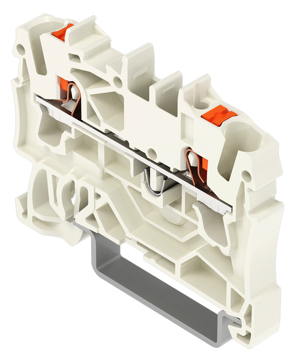 Reihenklemme 0,25-4qmm 1Etage 3kl lgr 24A TS35 Hutschiene TH35