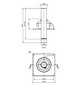 MHG Kaminkopfabdeckung Atec DN 80, 330 x 330 x 470 mm, starr, Edelstahl