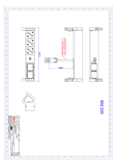 Bachmann Steckdosenleiste DESK2  902.220 
