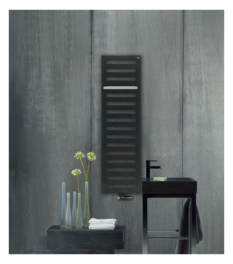 Zehnder Design-Badheizkörper Metropolitan Bar MEP-180-040, 1750 x 400 mm, schwarz matt