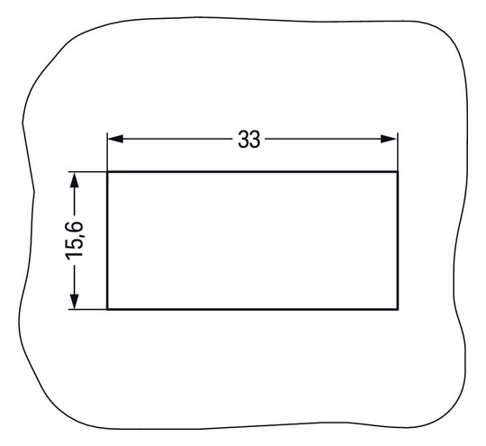 Rahmen Snap-In sw 3p Stecker/Buchse