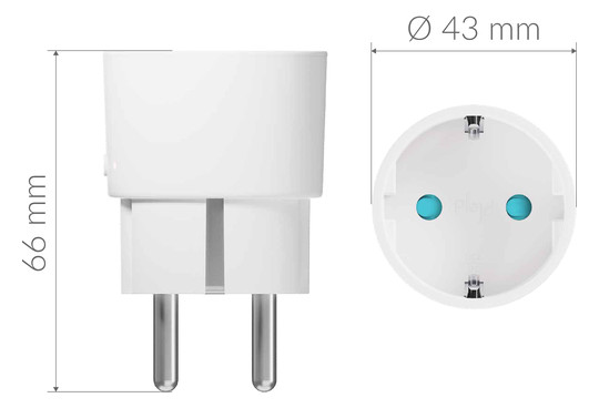 PLEJD Smart plug on/off BL     SPR-01-BL 