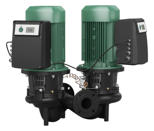 Wilo Trockenläufer-Energiesparpumpe CronoTwin DL-E 40/170-5,5/2-R1, 5,5 kW, ohne Differenzdruckgeber