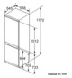 Kühl-/Gefrierkombi EB E ws 191/74l 219kwh 1772x558x545mm 0°-Zone Tür: fest