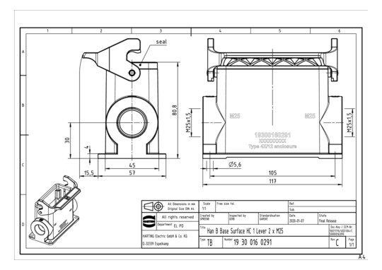 HART Han 16 B-asg2-LB-M25    19300160291 