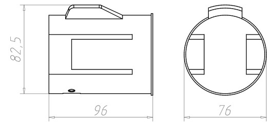 Kaiser Einbaugehäuse ThermoX LED 9320-11 