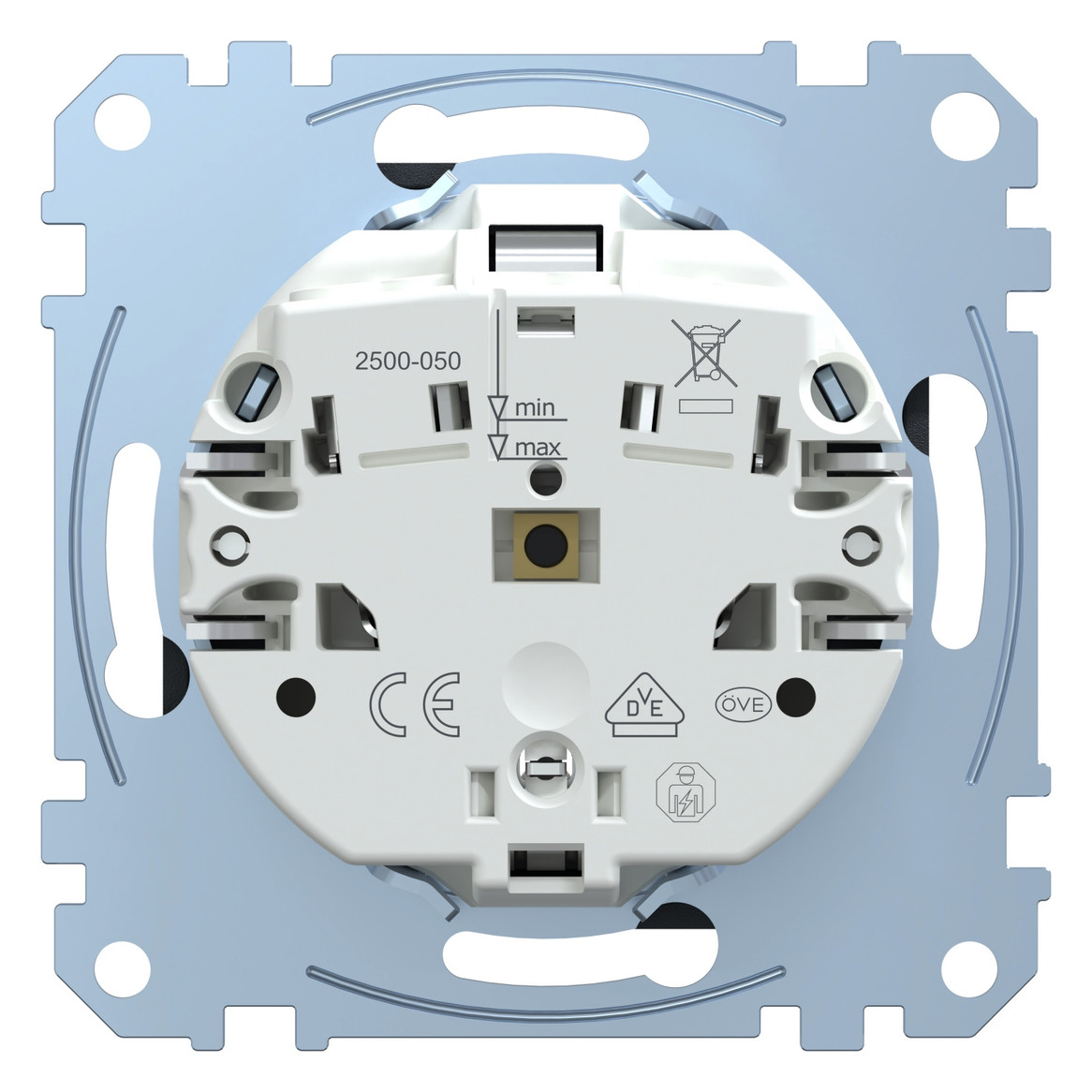 Steckdose 1f anth mt System M UP m.BS IP20 Mit erhöhtem Berührungsschutz