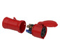 CEE-Kupplung 5p 16A IP44 PratiKa IP44 6h 380-415 V schraubl.Kl ger Kst