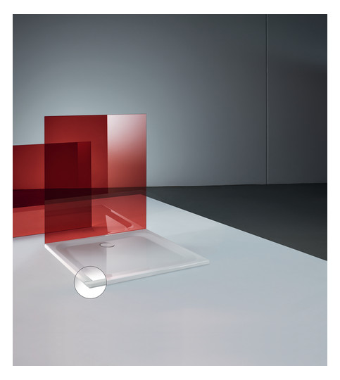 Duschwanne BetteUltra 1260 120x90x3,5cm, Glasur, Mini-Wannenträger, dust