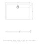 Hoesch Mineralguss-Duschwanne Muna 140 x 90 x 3 cm, weiß, Solique