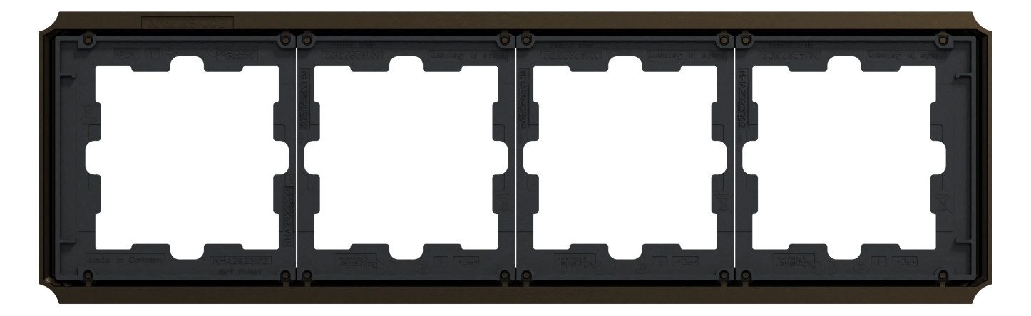 Rahmen 4f mokka glz Metall Edst