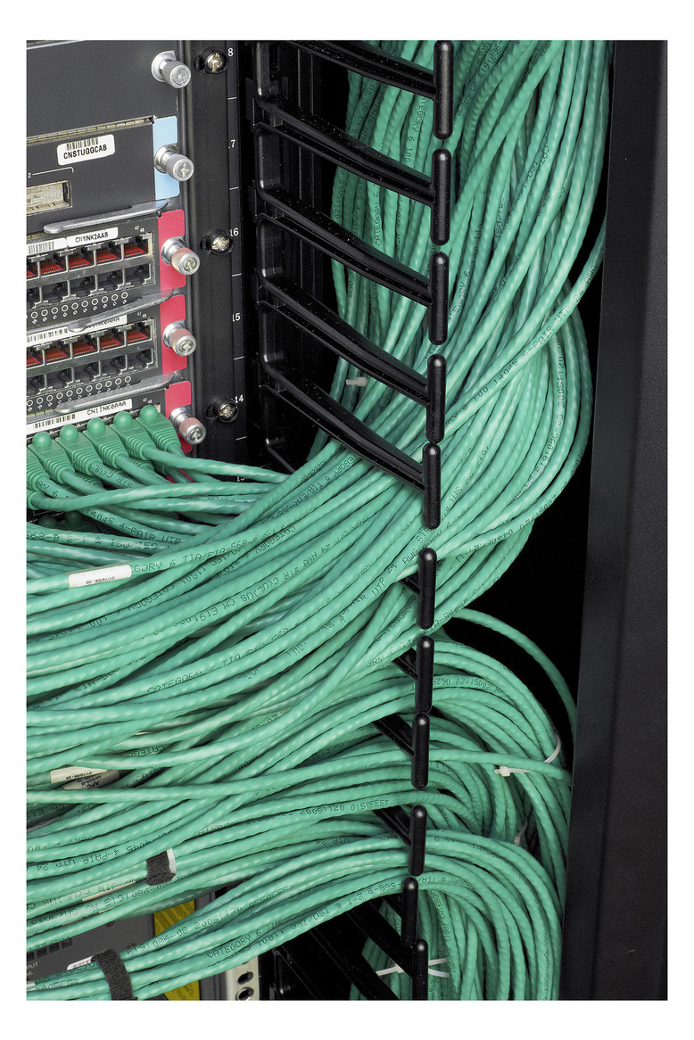 Netzwerkschrank 48HE B750xH2258xT1200mm IP20 Mit rückseitiger Tür pulverbesch