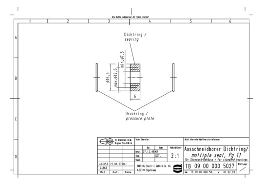 HART Dichtring Pg11          09000005027 