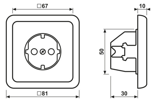 Jung SCHUKO -Steckdose 16 A     51520 WW 