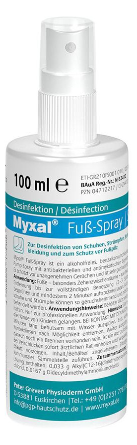 Bild Fußspray Myxal 100 ml Flasche - GREVEN-0