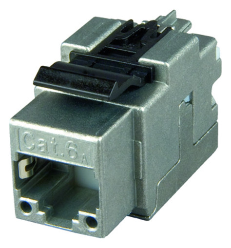 Modular-Buchse Cat6 RJ45 27-22AWG Schirm Feldkonf Litze massiv Schneidklemme IDC