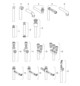 Geberit Rohrbogengeruchsverschluss 1 1/4" x 40 mm, für Waschbecken und Bidet, Abgang horizontal, hochglanz-verchromt
