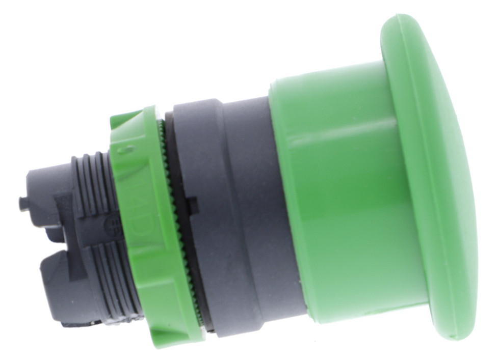 Frontelement für Not-Aus Ø22,5mm gn rnd IP66 hoch Tastend