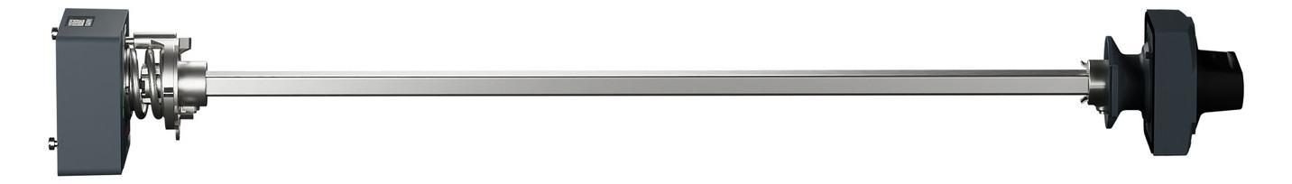 Handgriff sw m.Achse Mit Achse f.Leistungss