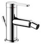 KEUCO Bidet-Einhebelmischer IXMO Flat Ausladung 110mm, mit Ablaufgarnitur, verchromt