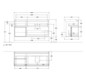 V&B Waschtisch-Unterschrank Finion 120cm, Abdeckplatte white matt, Regal White matt lacquer, White matt lacquer