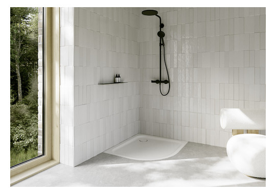 Duschwanne BetteCorner 5461 90x100x3,5cm, snow