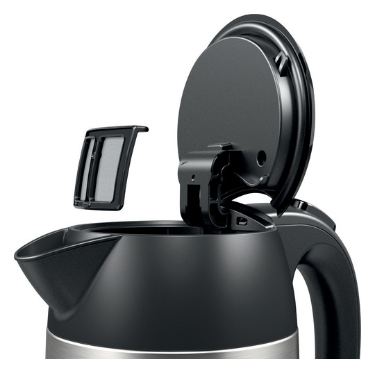 Wasserkocher 1,7l Edst DesignLine 2400W edst/sw Anzeige:außen m.Sieb