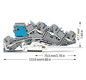 Installationsklemme 36A Serie 2005 gr 0,5-6qmm 3pot Mit N-Trennschlitten