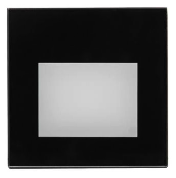 LED-Orientierungsleuchte 2W 3000K 35lm sw Konv 1LED elektr.Trafo IP20 Scheibe