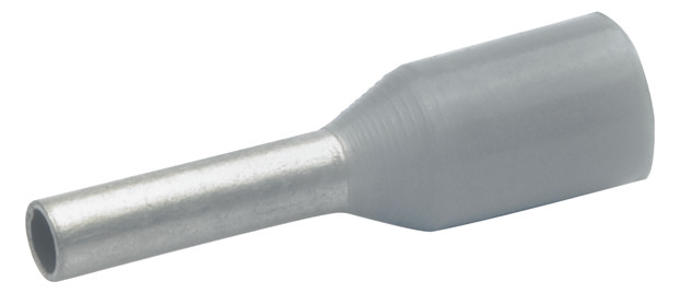 Aderendhülse 0,75qmm 6mm isol PP gr Cu Polypropylen (PP) verzinnt