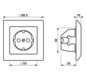 Steckdose 1f aws glz AS UP IP20 vert