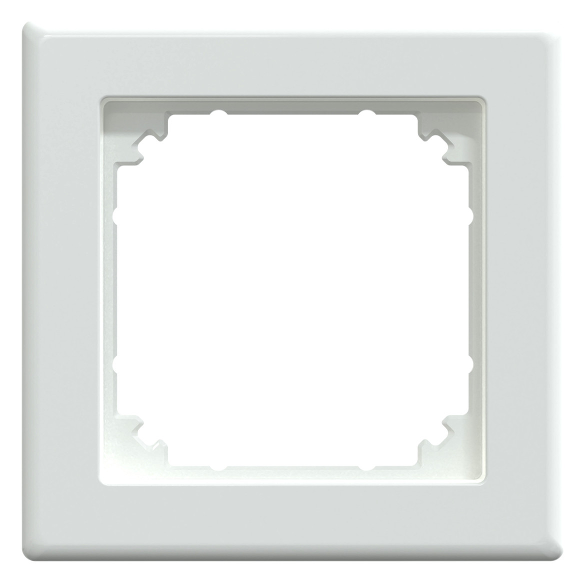 Rahmen 1f akws glz M-SMART Kst f.GEB-K aktivweiß Unterputzmontage Thermopl