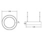 LED-Pendelleuchte 78W 3000K 8046lm Konv sym 1LED LED nicht austauschbar IP20