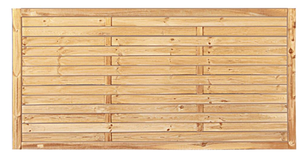 Bild Lamellenzaun 180 x 90 cm Rahmen 34/54 mm, kdi grün - n.a.-0