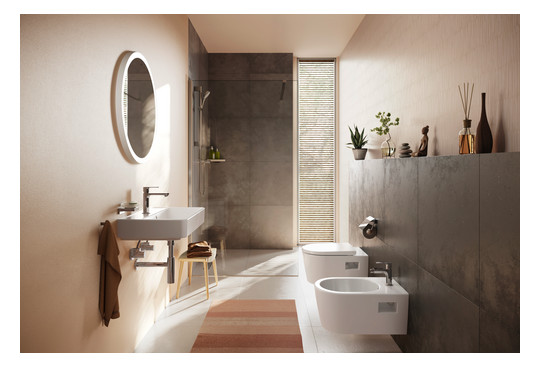 hansgrohe Wand-WC EluPura Original S mit WC-Sitz, weiß, ohne HygieneEffect und SmartClean