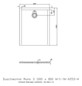 Hoesch Mineralguss-Duschwanne Muna S 100 x 80 x 3 cm, weiß, ohne Antirutsch