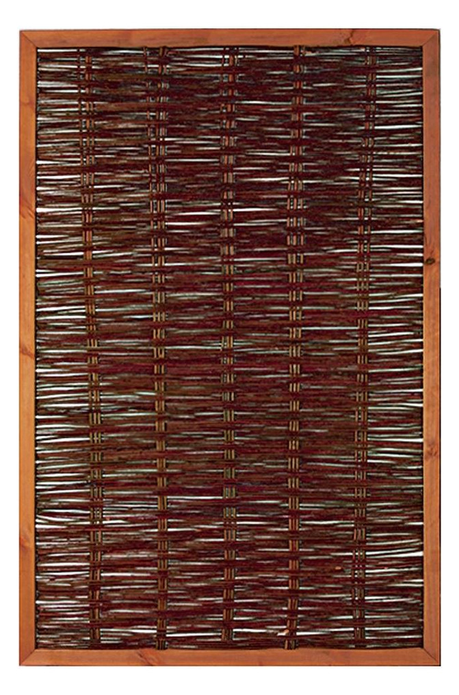 Bild FAKO Weidengeflechtzaun 120 x 180 cm, mi t umlauf. Rahmen - n.a.-0