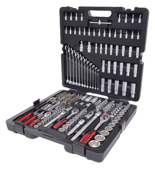 KSTools-Steckschlüssel-Satz 1/4+3/8+1/2 - 216-teilig