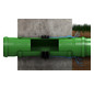 Crassus Wanddurchführung KG2000 DN 160, 2,5 bar