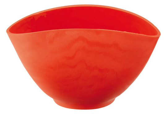 HAROMAC-Gipsbecher Gummi, rot - 130x95mm