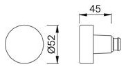 Bild Wechsel-Grt.138L/15/153/K 58,PZ weiss HO PPE - HOPPE-2