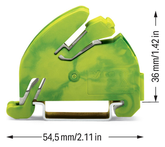 Sammelschienenträger 1p Serie 812
