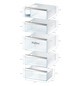 Gefrierschrank 328l C 170kwh 38dB ws NoFrost 5Korb B700xH1760mm Warnsignal: